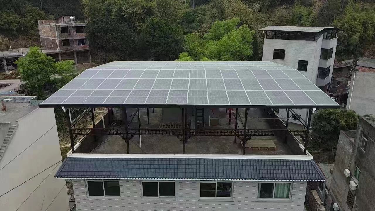 攀枝花15kw+10kwh自建别墅家庭光伏储能系统